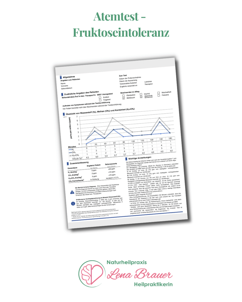 Bild Fruktoseintoleranztest Atemtest