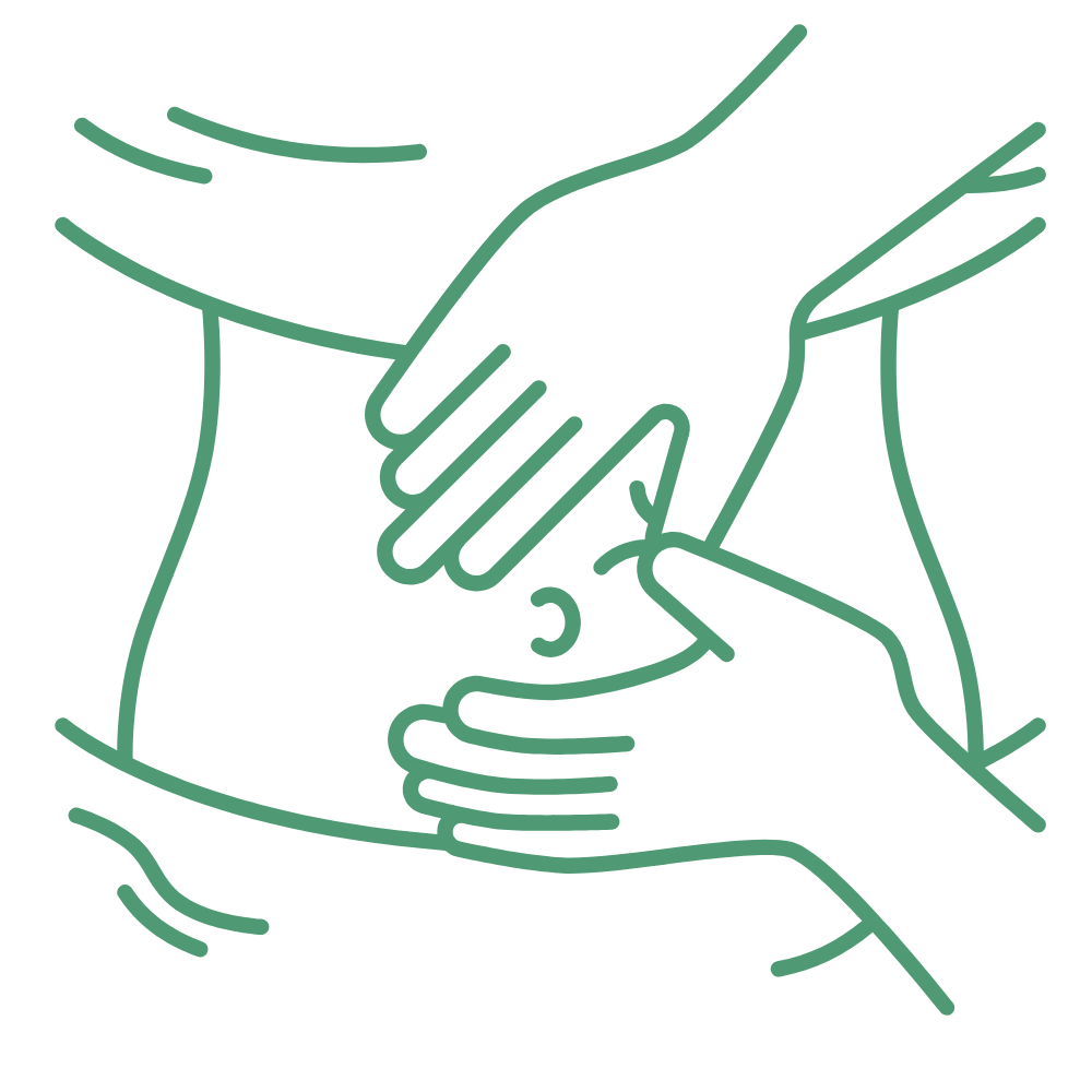 Symbol Bauchmassage