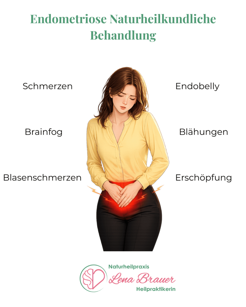 Frau Endometriose Symptome