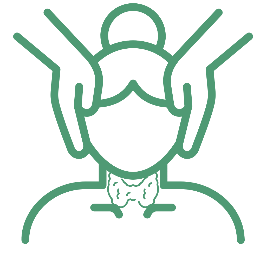 Symbol Schilddrüsenmessage